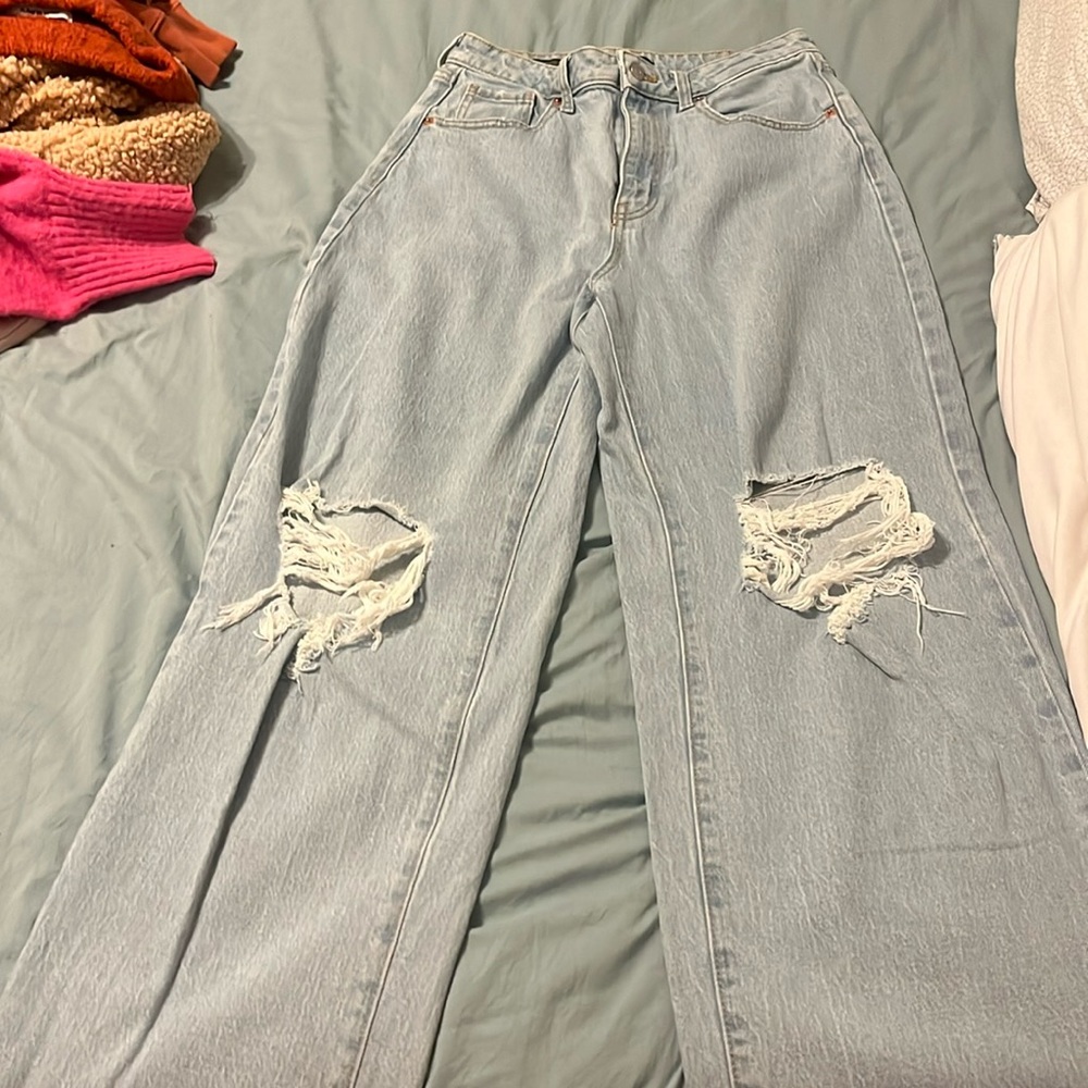 Wild fable blue ripped jeans.